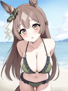 animal_ears bikini satono_diamond_(umamusume) swimsuits tail uma_musume_pretty_derby zhander