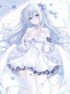 Rating: Questionable Score: 42 Tags: angel bandages bandaid dress klee-on no_bra skirt_lift stockings tail thighhighs wings User: Anonymous