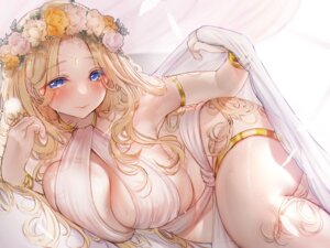 Rating: Questionable Score: 23 Tags: amane_ruri dress garter no_bra nopan sheets wet User: Arsy