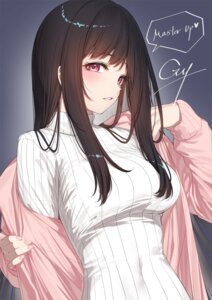 Rating: Safe Score: 20 Tags: autographed go-1 silky's_plus sweater undressing User: moonian