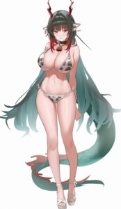 Rating: Questionable Score: 35 Tags: animal_ears arknights arknights:_endfield bikini c113oreo horns pointy_ears swimsuits tail zhuang_fangyi_(arknights) User: VigorousMMM