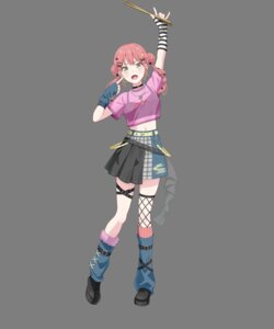 bang_dream! fishnets garter see_through tagme thighhighs torn_clothes transparent_webp umezato_chieri uniform