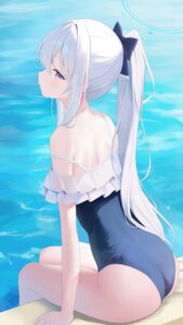 Rating: Questionable Score: 15 Tags: blue_archive halo loli see_through swimsuits tsukiyuki_miyako wet zhuan_yan_ruyan User: KenB