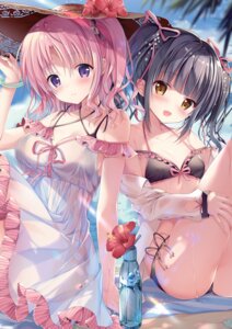 Rating: Questionable Score: 25 Tags: bikini digital_version dress izumi_kaori_(twinbox) kodama_haruka open_shirt see_through seifuku skirt_lift summer_dress swimsuits twinbox twinbox_(circle) twinbox_gakuen wet wet_clothes User: Arsy