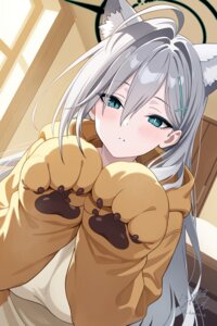 Rating: Safe Score: 30 Tags: animal_ears blue_archive halo honyara-san nekomimi pajama sunaookami_shiroko sunaookami_shiroko_terror User: VigorousMMM