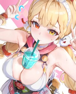 Rating: Questionable Score: 8 Tags: alice_thymefield heterochromia no_bra tail tomas_(kaosu22) zenless_zone_zero User: BattlequeenYume