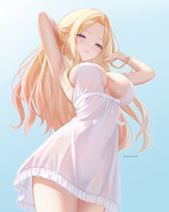 akiei dress gakuen_idolm@ster juuou_sena no_bra see_through the_idolm@ster