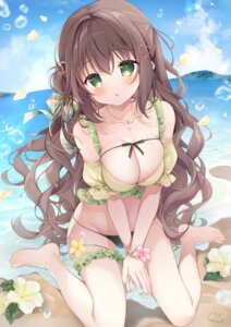 Rating: Questionable Score: 42 Tags: bikini garter shiroki_mochi swimsuits wet User: whitespace1