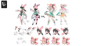 angels_of_delusion character_design expression halo mecha_musume tagme wings zenless_zone_zero