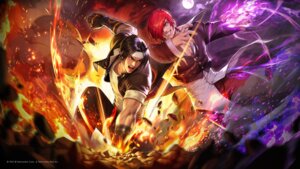 Rating: Safe Score: 3 Tags: king_of_fighters kusanagi_kyou male tagme wallpaper yagami_iori User: blooregardo