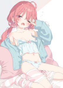 Rating: Questionable Score: 123 Tags: breasts hazuki_watora kani_biimu loli nipple_slip no_bra pajama pantsu sweater User: himeno_nanako