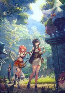 atelier atelier_yumia benitama flammi garter heels isla_von_duerer koei_tecmo viktor_von_duerer yumia_liessfeldt