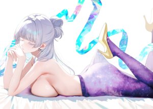 goddess_of_victory:_nikke heels nayuta_(nikke) nopan pantyhose see_through solar_(happymonk) topless