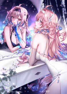 Rating: Questionable Score: 41 Tags: denia dress no_bra ringeko-chan thighhighs wuthering_waves User: VigorousMMM