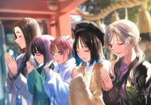 hongou_miyuki kitahara_aoba kusunoki_aroma megane sawaranaide_kotesashi-kun sayamagaoka_chiyo shinjou_takuya sumiyoshi_izumi sweater