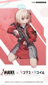 Rating: Safe Score: 20 Tags: goddess_of_victory:_nikke gun lycoris_recoil nishikigi_chisato seifuku tagme User: moonian