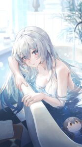 bathing chibi firefly honkai:_star_rail stelle swkl:d topless wet