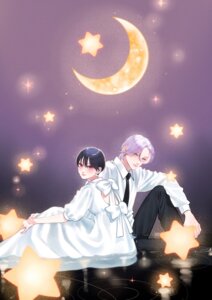 dress ichimura_kohaku no_bra takiguchi_yoi uruwashi_no_yoi_no_tsuki wet wet_clothes yamamori_mika