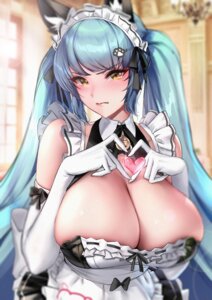 animal_ears cianyo goddess_of_victory:_nikke maid nekomimi no_bra privaty