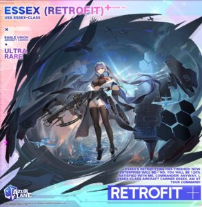 Rating: Safe Score: 18 Tags: azur_lane essex_(azur_lane) tagme thighhighs weapon User: moonian