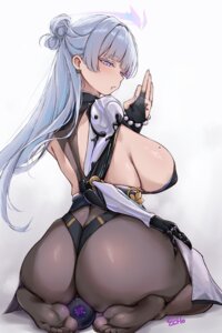ass e.c.ho feet goddess_of_victory:_nikke mecha_musume nayuta_(nikke) no_bra pantyhose