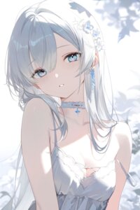 dress neiless_neiro no_bra summer_dress