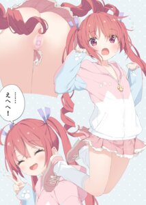 Rating: Questionable Score: 86 Tags: ass bandaid hazuki_watora kani_biimu loli maebari nopan skirt_lift User: himeno_nanako