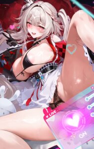 Rating: Questionable Score: 47 Tags: areola bra cameltoe fantongjun honkai:_star_rail lingerie lolita_fashion open_shirt pantsu skirt_lift sparkle sparxie tattoo thong wa_lolita wet User: Arsy