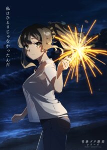 Rating: Questionable Score: 22 Tags: futaba_rio jpeg_artifacts okamoto_atsuki see_through seishun_buta_yarou User: Nakano_Power