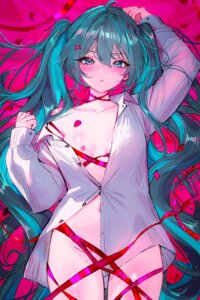 Rating: Questionable Score: 53 Tags: bottomless dress_shirt hatsune_miku nixeu no_bra open_shirt vocaloid User: lacepanties