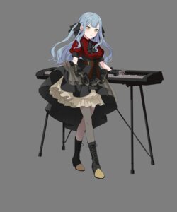 bang_dream! bang_dream!_ave_mujica corset heels pantyhose skirt_lift tagme togawa_sakiko transparent_webp uniform