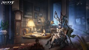 heels maid mecha_musume punishing:_gray_raven skirt_lift tagme thighhighs