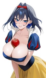 Rating: Questionable Score: 18 Tags: breast_hold cosplay fairy_tale hololive hololive_english no_bra oikomia ouro_kronii snow_white User: lacepanties