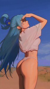 Rating: Questionable Score: 53 Tags: aqua_(konosuba) ass kono_subarashii_sekai_ni_shukufuku_wo! pantsu thong ynnk_lc User: VigorousMMM