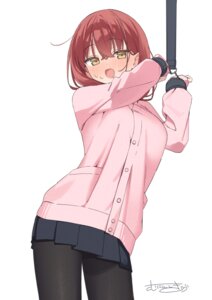 akari_(muninshiki) bondage muninshiki pantyhose seifuku sweater