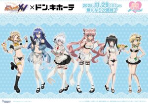 akatsuki_kirika bikini bikini_top garter garter_belt heels kazanari_tsubasa maid maria_cadenzavuna_eve see_through senki_zesshou_symphogear_xv stockings swimsuits tachibana_hibiki tagme thighhighs tsukuyomi_shirabe waitress yukine_chris