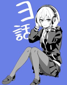 Rating: Questionable Score: 9 Tags: headphones igarashi_masakuni kirino_iko mayonaka_heart_tune pantyhose seifuku skirt_lift User: VigorousMMM