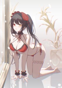 annasui_factory bra date_a_live garter heterochromia lingerie pantsu string_panties tokisaki_kurumi