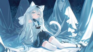 animal_ears detexted mao_shi_shisan nekomimi tail thighhighs