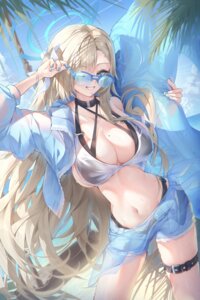 Rating: Questionable Score: 47 Tags: bikini blue_archive garter halo ichinose_asuna megane norimori open_shirt see_through swimsuits wet User: VigorousMMM