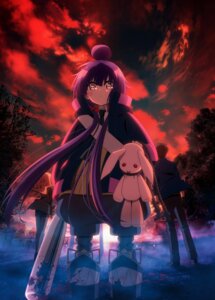 blood dark_gathering gentouga_keitarou houzuki_eiko houzuki_yayoi pantyhose tagme weapon