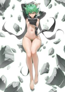 dress no_bra nopan one_punch_man pubic_hair pussy skirt_lift tatsumaki_(one_punch_man) uncensored wow+