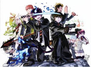 Rating: Safe Score: 3 Tags: ao_no_exorcist gun kamiki_izumo katou_kazue kuro_(ao_no_exorcist) megane miwa_konekomaru moriyama_shiemi neko okumura_rin okumura_yukio seifuku shima_renzou suguro_ryuji sword tail thighhighs User: Reverseshin