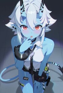 garter horns melreon pointy_ears soukaku tail zenless_zone_zero