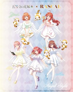 Rating: Safe Score: 14 Tags: 5-toubun_no_hanayome dress nakano_ichika nakano_itsuki nakano_miku nakano_nino nakano_yotsuba tagme thighhighs weapon wings User: sorafans