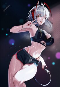 Rating: Questionable Score: 20 Tags: arknights horns konekogou tail w_(arknights) wet User: Genex