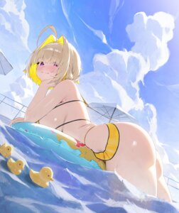 bikini elegg goddess_of_victory:_nikke nikku_nana swimsuits wet