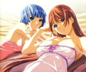 Rating: Questionable Score: 57 Tags: anjou_marine cleavage ino kuchika_isami lingerie sister_scheme User: Wraith