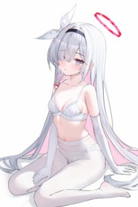 Rating: Questionable Score: 45 Tags: arona_(blue_archive) blue_archive bra halo loli pantsu pantyhose plana_(blue_archive) see_through usagi_(786113654) User: KenB
