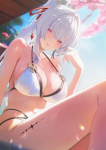 Rating: Questionable Score: 70 Tags: bikini hiyuki jiang_ye_kiri swimsuits tattoo wet wuthering_waves User: VigorousMMM